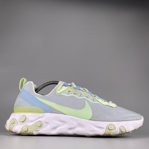 Women\'s 12 Men\'s 10.5 Nike React Element 55 Frosted Spruce Running Sneakers Shoe main image 4